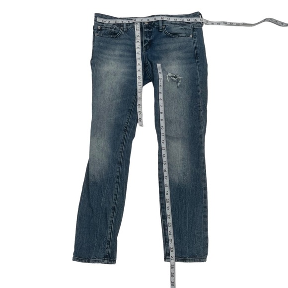 GAP Junior's 1969 Always Skinny Distressed Jeans Size 27 - Picture 5 of 7